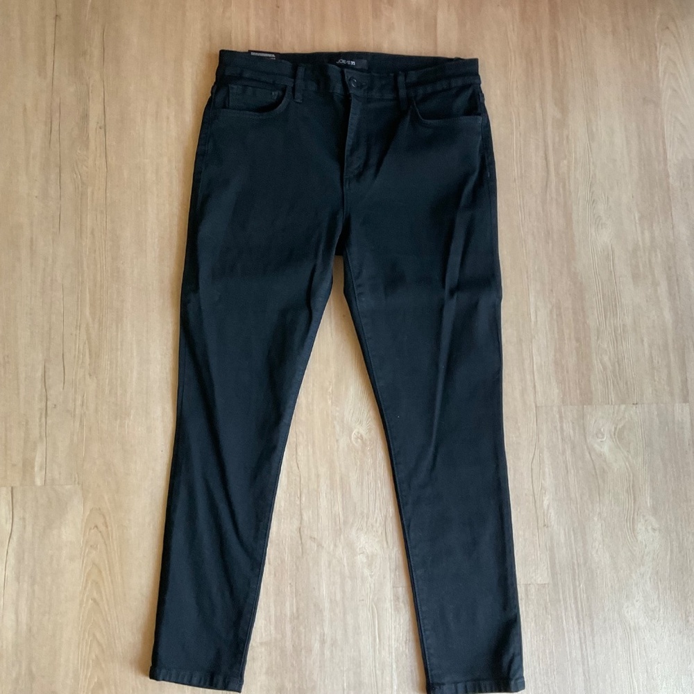 NWT Joe's Jeans Flawless Skinny Ankle Black Jeans 32 fall basic capsule classic - Picture 3 of 14